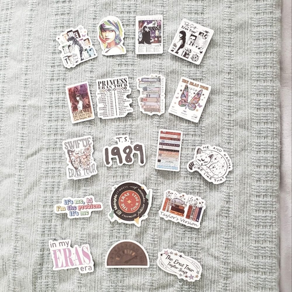 Taylor Swift 18 Piece Sticker Set- FREE with $40+ Bundle